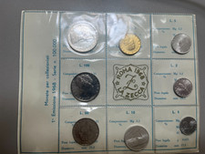 Serie 8 Valori Italia 1968 con