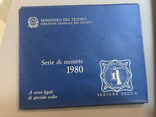 Serie valori italia - , 1980