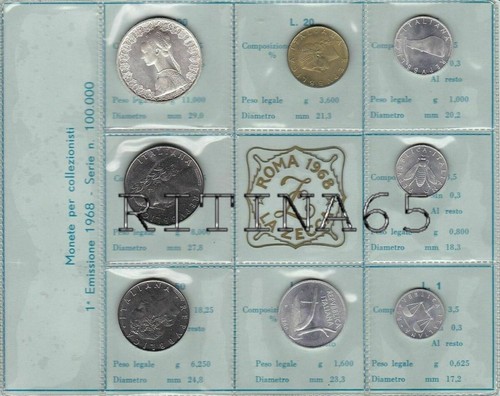 Italia divisionale anno 1968 - divisionale, 8