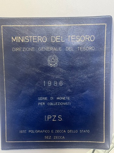Serie valori italia 1986 - serie,